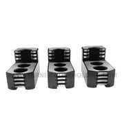 K-6C-HJ - 6" Lathe Chuck Single Step Hard Jaws for Kitagawa B-206/Samchully Chucks, Serrated 1.5 mm x 50, Steel, 3pc Set