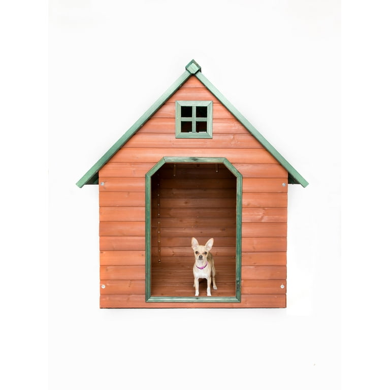 K 9 Kabin Large Outdoor Wooden Doghouse with Big Pet Door 53 XXL Walmart