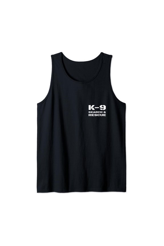 K-9 Search And Rescue Dog Handler Trainer Sar K9 Team Small Tank Top Size S-3XL