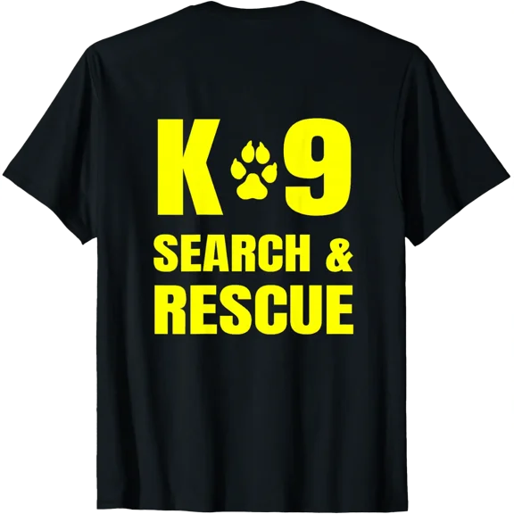 K-9 Search And Rescue Dog Handler Trainer Sar K9 Team Unit T-Shirt Size S-5XL
