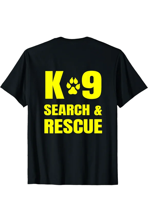 K-9 Search And Rescue Dog Handler Trainer Sar K9 Team Unit T-Shirt Size S-5XL