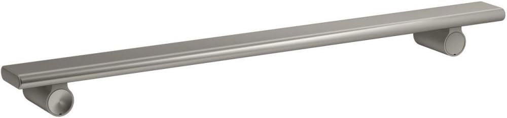 KOHLER Choreograph 36 Duschstange – Edles Design In Brushed Nickel, Bis 136 Kg Belastbar, Mit Stauraum