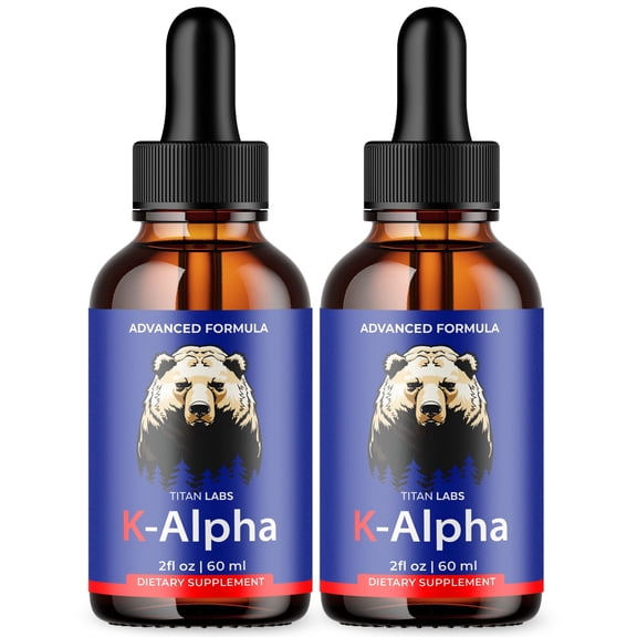 K-Alpha Drops Maximum Strength Support Liquid Supplement K Alpha (60 Servings)