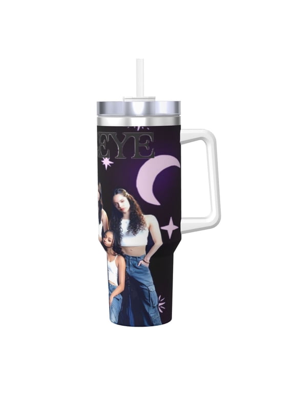 K-At-Seye 40 Oz Tumbler With Handle And Straw Lid Insulated Tumblers Cups With Lids Straws Double Wall Vacuum Stainless Steel Travel Mug, Gifts