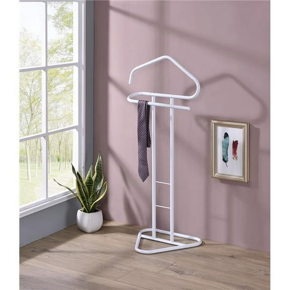 K&B Durable Clothes Rack Clothing Storage, White