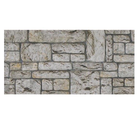 K&B Panels 3D Stone Effect Wall Panelling Kit - Fieldstone Light Natural - 1 pack