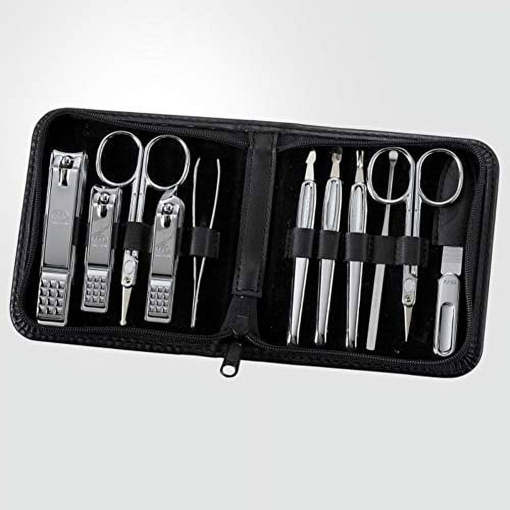 K-Beauty! World No. 1 Three Seven (777) Travel Manicure Pedicure Grooming Kit Nail Clipper Set (11 PCs). MADE IN KOREA, Since 1975.