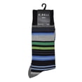 thumbnail image 1 of K. Bell Men`s Crew Socks - Extended Sizes Available, 10-13, Black, 1 of 4