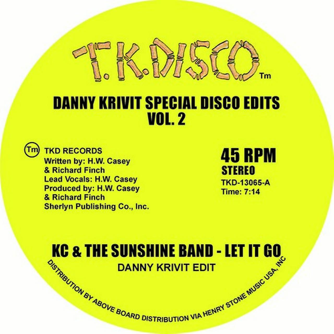 K.C. & Sunshine Band - Danny Krivit Special Disco Edits Vol. 2 - Music & Performance - Vinyl