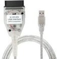 thumbnail image 1 of K+CAN Cable with Switch FT232RL K+D CAN USB Interface Cable Car Ediabas K+ Dcan USB OBD2 OBDii Diagnostic Scanner for BMW Work with NCS Expert Tool32, 1 of 5