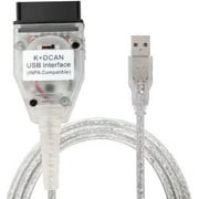 K+CAN Cable with Switch FT232RL K+D CAN USB Interface Cable Car Ediabas K+ Dcan USB OBD2 OBDii Diagnostic Scanner for BMW Work with NCS Expert Tool32