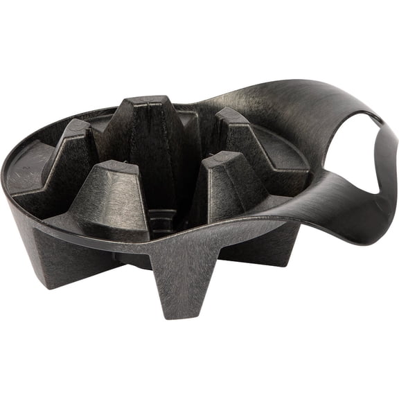 K-CO Innovations Plunger Caddy - Toilet Plunger Holder - Built-in Drip Tray, Ergonomic Handle, USA