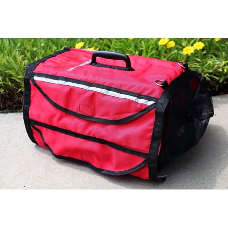 K-Cliffs 19" Travel Kennel Cover Dog/Cat Crate Cover Pet Lightweight, Cold & Wind Blocker, Emergency Cover With Reflective Stripe for Small to Medium Size Pets