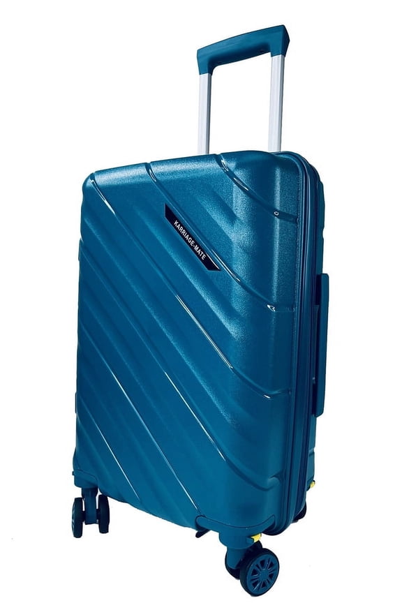22" Expandable Spinner Lightweight Carry-On Suitcase with 360° Dual Wheels, Kids-Adult