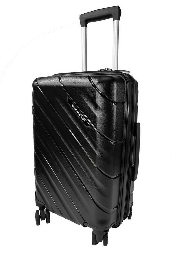 22" Expandable Spinner: Lightweight Carry-On Suitcase with 360° Dual Wheels, Teen-Adult