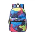 thumbnail image 1 of K-Cliffs 25 pc 18" Rainbow Printed Backpack Classic Travel Daypack for Laptop and Tablet,Unisex, Teen-Adult, 1 of 15