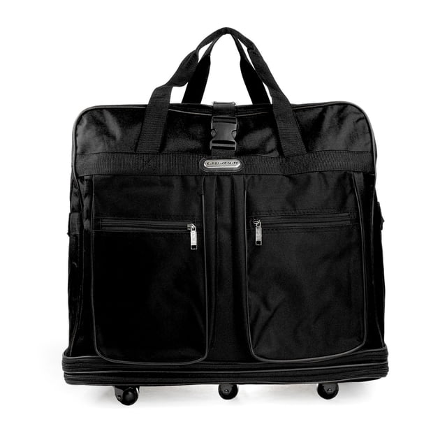 K-Cliffs 36 Inch Multi Tiered Collapsible Expandable Wheeled Travel ...