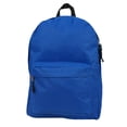 thumbnail image 1 of K-Cliffs Case 36pc Classic 18" Simple School Book Bag Casual Student Daily Daypack with Curved Shoulder Straps Royal, 1 of 7