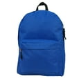thumbnail image 1 of K-Cliffs Case 40pc 16in Simple/Basic School Backpack, Unisex Travel bag-Royal, 1 of 1