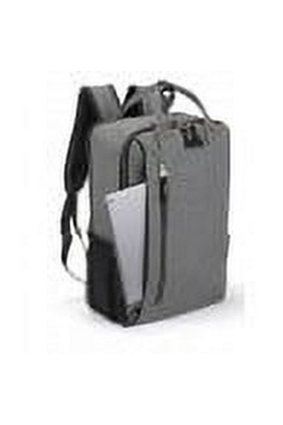 17" Laptop Backpack, High School, College Bookbag, Polyester, Light Grey, Unisex, Polyester