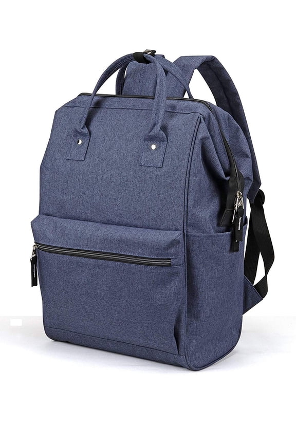 Casual Laptop Backpack in Navy