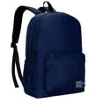 thumbnail image 1 of K-Cliffs Classic High Quality Basic Bookbag Simple Student School Bag Lightweight Water Resistant Durable Daypack Navy, 1 of 8