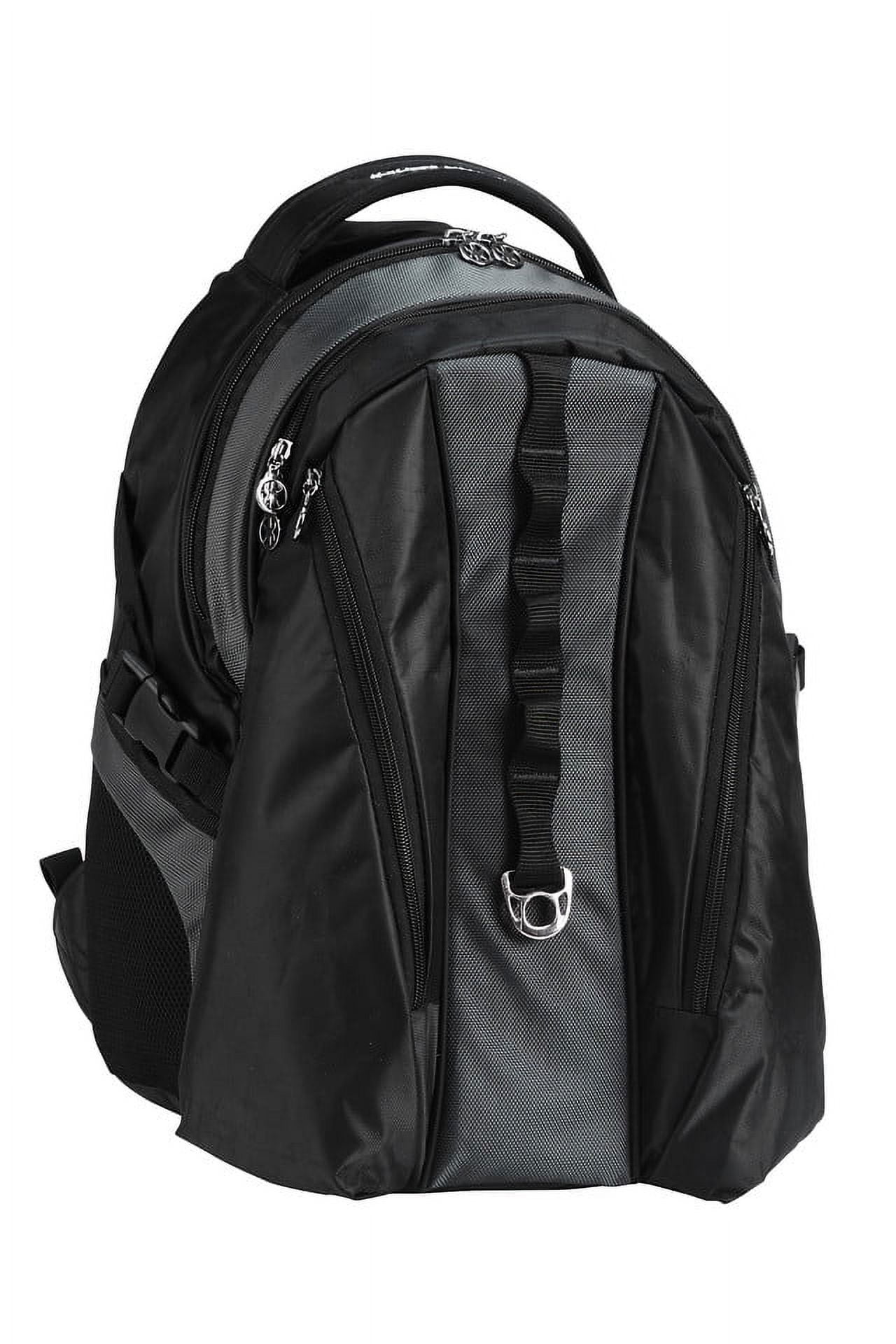 KCliffs Deluxe Heavy Duty Laptop Backpack in Black, Unisex