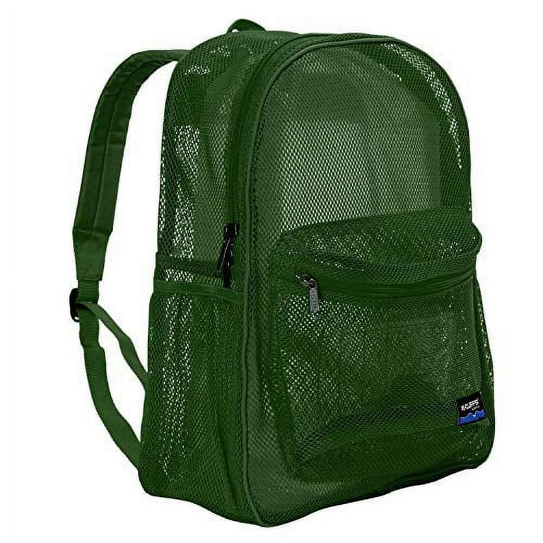 K-Cliffs Durable Unisex Mesh Backpack, Quality Daypack, Adult