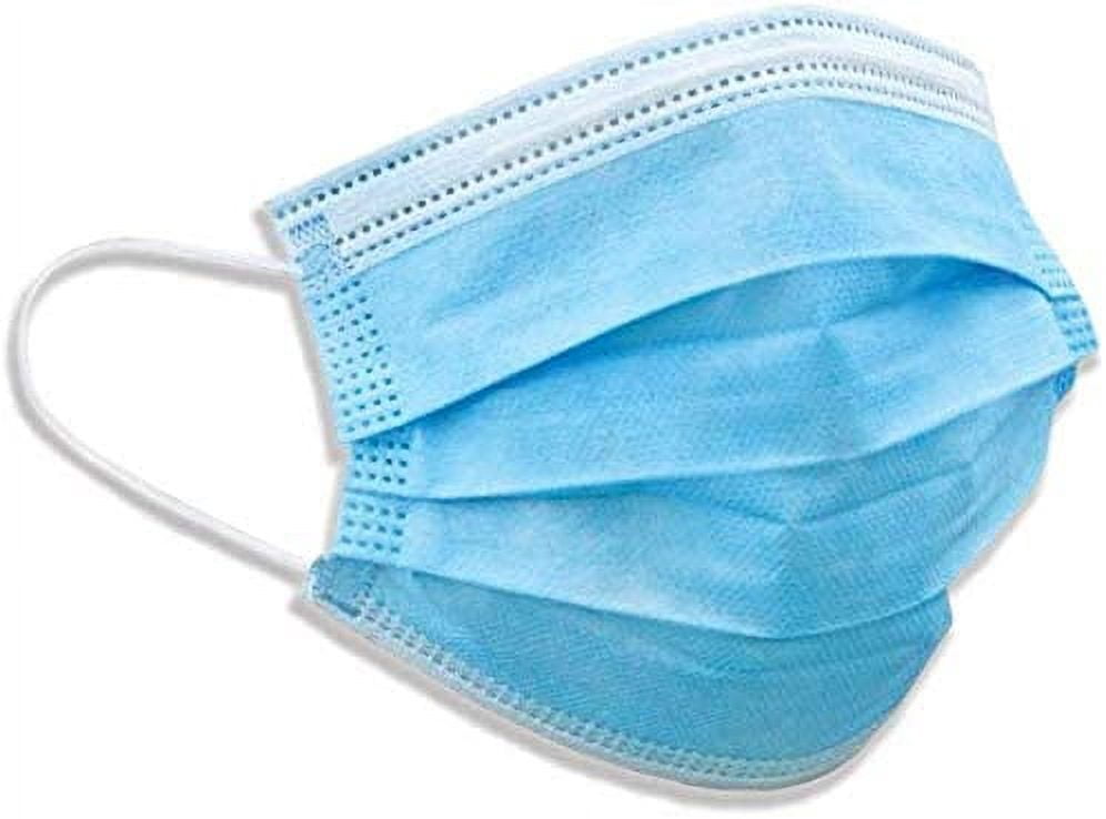 K-Cliffs Face Mask 500pcs Disposable Masks with Elastic Ear Loops | 3-Ply Breathable Non-Woven 3 Layer Protection