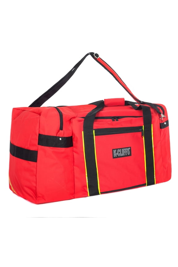 Fire Fighter Gear Duffel Heavy Duty Fireman/Paramedic Equipment Travel Bag with Helmet Pocket