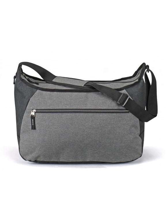 Heathered Shoulder Bag Travel Tote Casual Shopping Grocery Bags Handbag Gymbag Grey