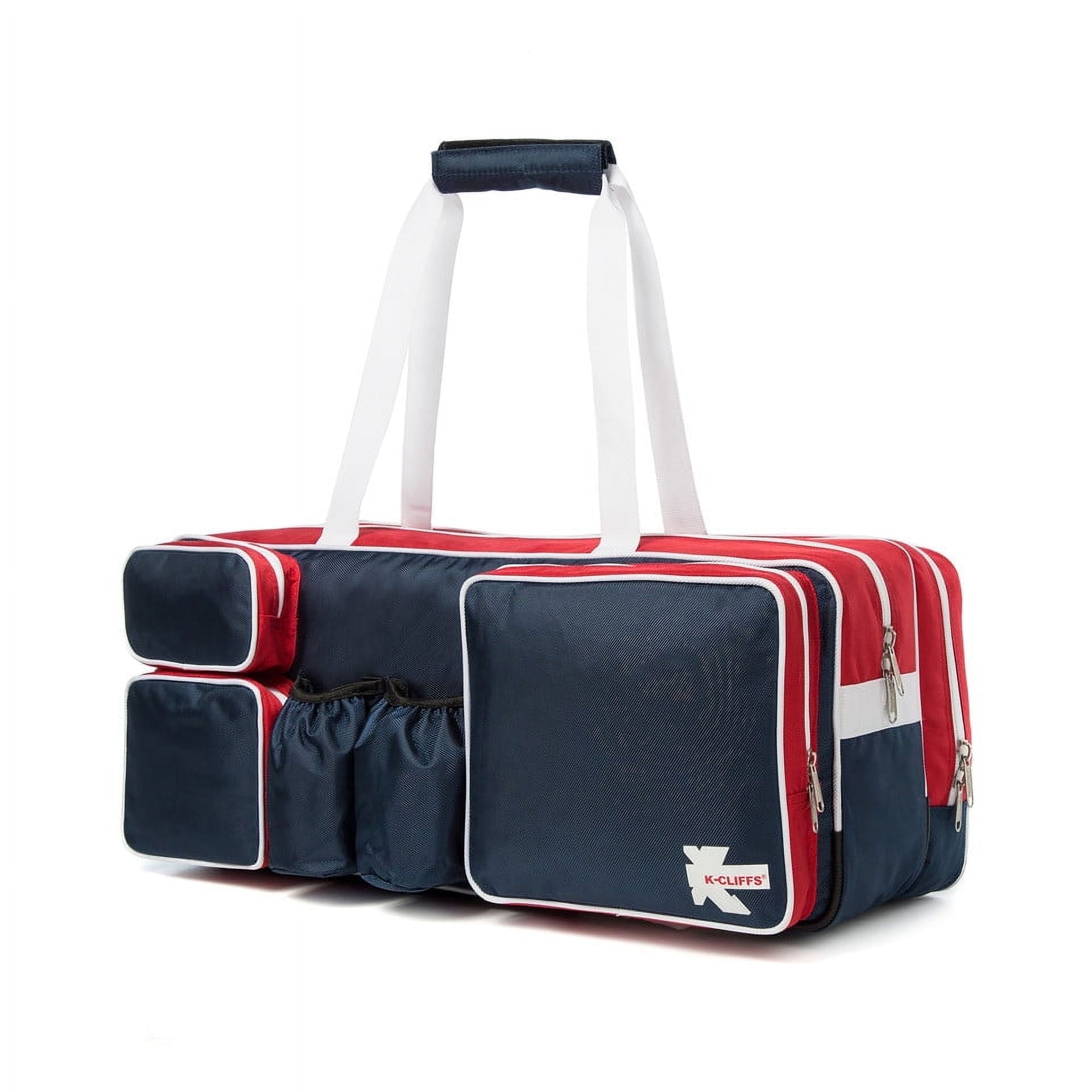 K-Cliffs テニスラケットバッグ K-Cliffs High Quality Tennis Bag Heavy Duty Badminton Racket