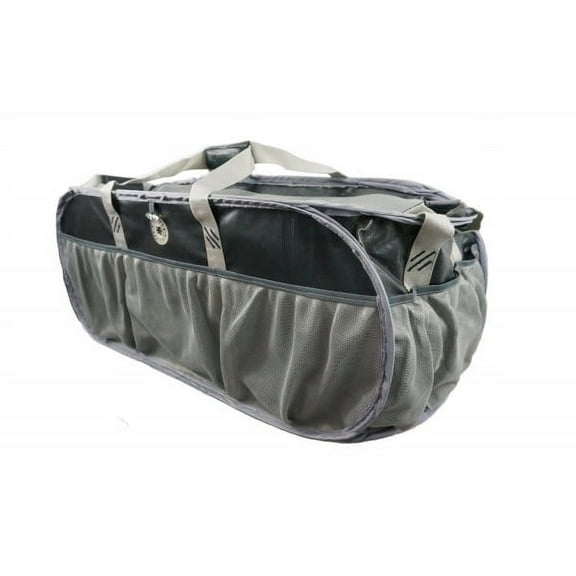 K-Cliffs Heavy Duty Trunk Organizer Large Pop-up Grocery Cargo Bag, Black Stich,Dimension: 36"x14"x14"