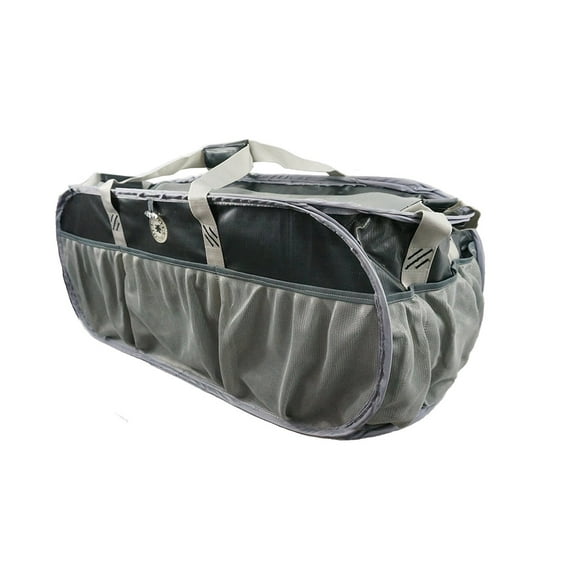 K-Cliffs Heavy Duty Trunk Organizer, Pop-up Grocery Cargo Bag, Nylon, Black