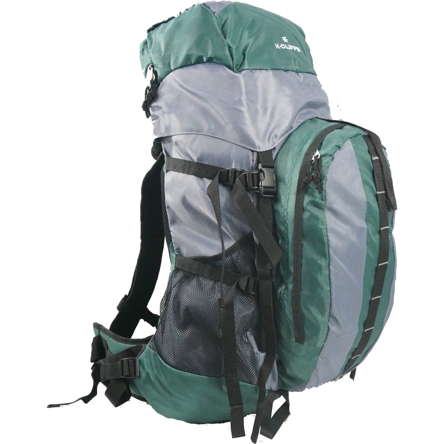 K Cliffs Hiking Backpack 50L Travel Daypack with Aluminum Frame