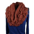thumbnail image 1 of K-Cliffs Juniors-Women, One Size 100% Knitted Ruffle Infinity Scarf,  Acrylic, 1 of 2
