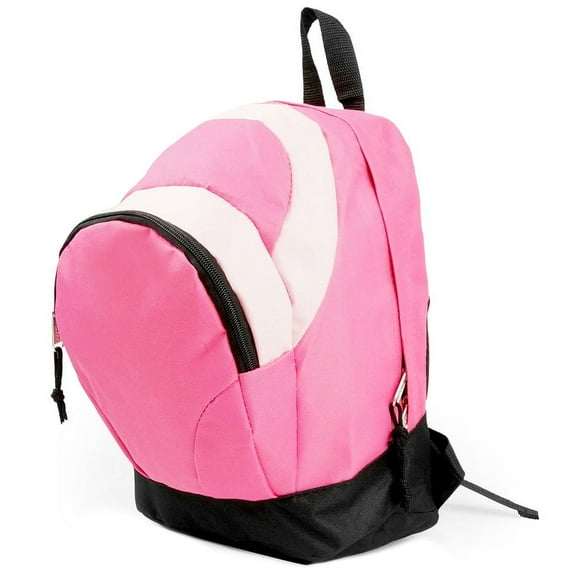 K-Cliffs Kids Unisex Mini 2-Tone 13" School Backpack in Pink,Pre-K-Kinder, 100% Polyester