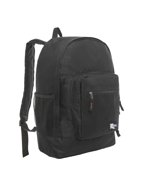 Large Backpack for Kids-College Students , Lightweight Durable Travel Backpack Fits 15.6 Laptops Water Resistant, Unisex Adjustable Padded Shoulder Straps (Black)