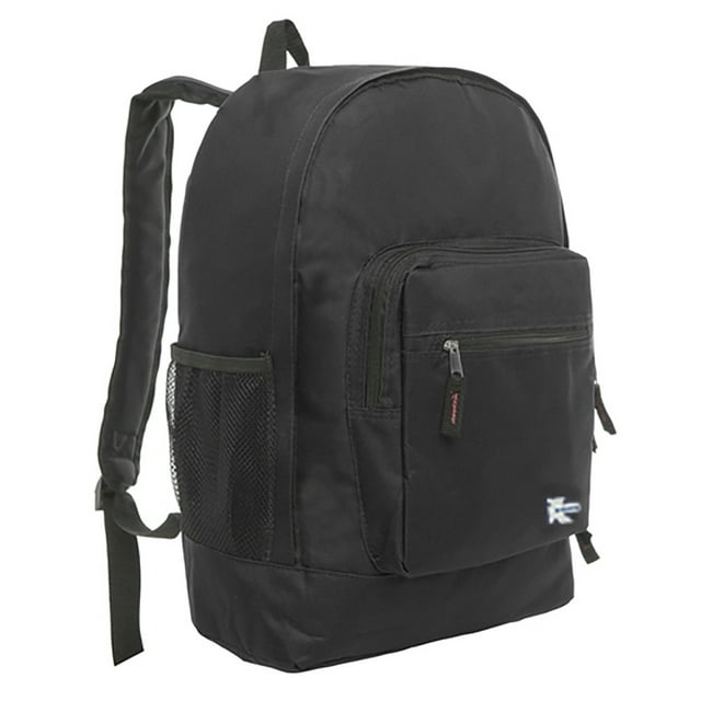 K-Cliffs Large Backpack for Kids-College Students , Lightweight Durable Travel Backpack Fits 15.6 Laptops Water Resistant, Unisex Adjustable Padded Shoulder Straps  (Black)