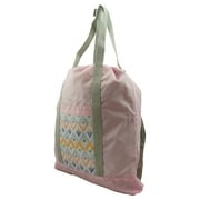 K-Cliffs Lightweight 2-in-1 Polyester Drawstring Backpack/Tote Bag, Pink, Unisex