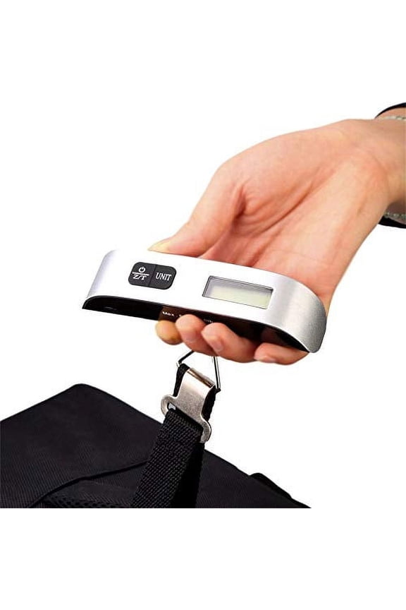 Luggage Digital Mini Scale Travel Baggage Weight Silver