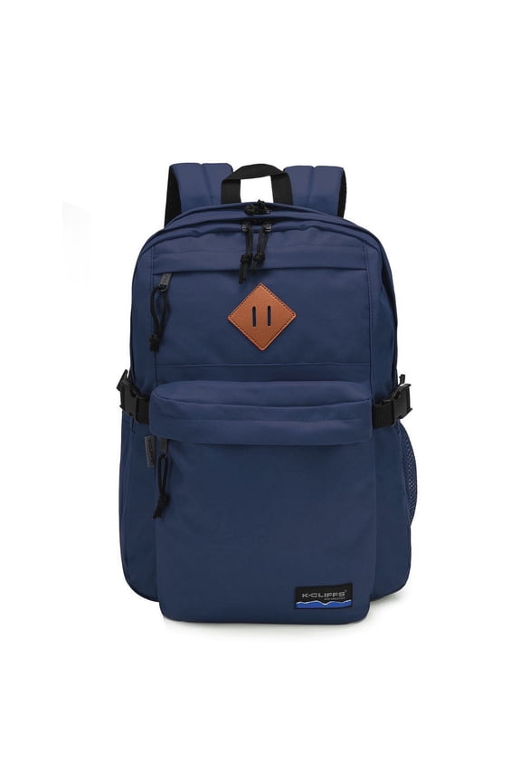 Multi-Compartment Backpack Daypack with Laptop Sleeve, Bottle Holder, and Padded Straps
