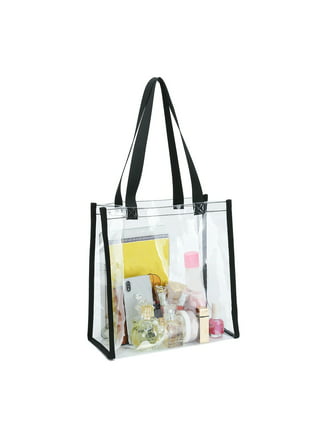 Clear School/Work Tote Bags with handles 19 x 14 x 6 Inches * NOT Stad –  Cheer Haven LLC.