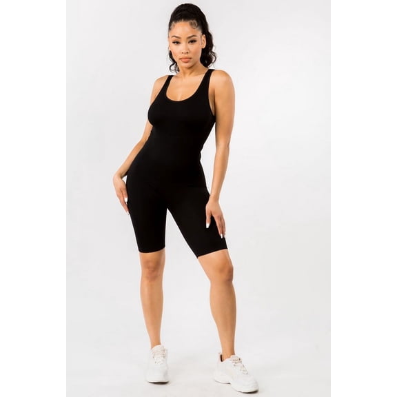 K-Cliffs One Size Seamless Body Shaping Romper | Women's | Black