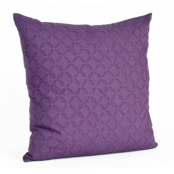 K-Cliffs Purple Applique Sheeting Nirali Decorative Decorative Throw Pillow Case