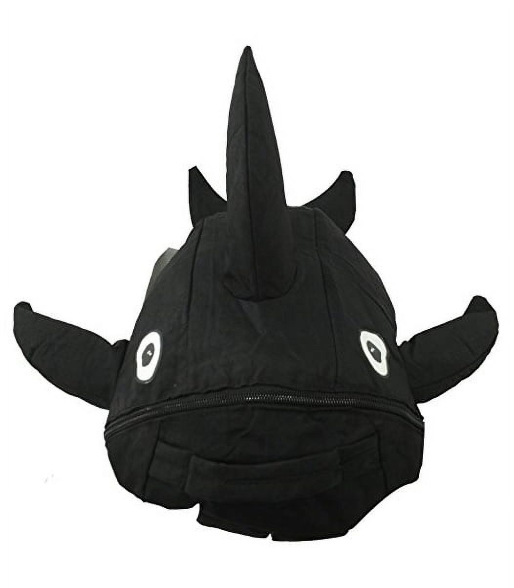 K-Cliffs Shark Backpack,  Kids Daypack,Toddler Snack Pack , Black, Polyester