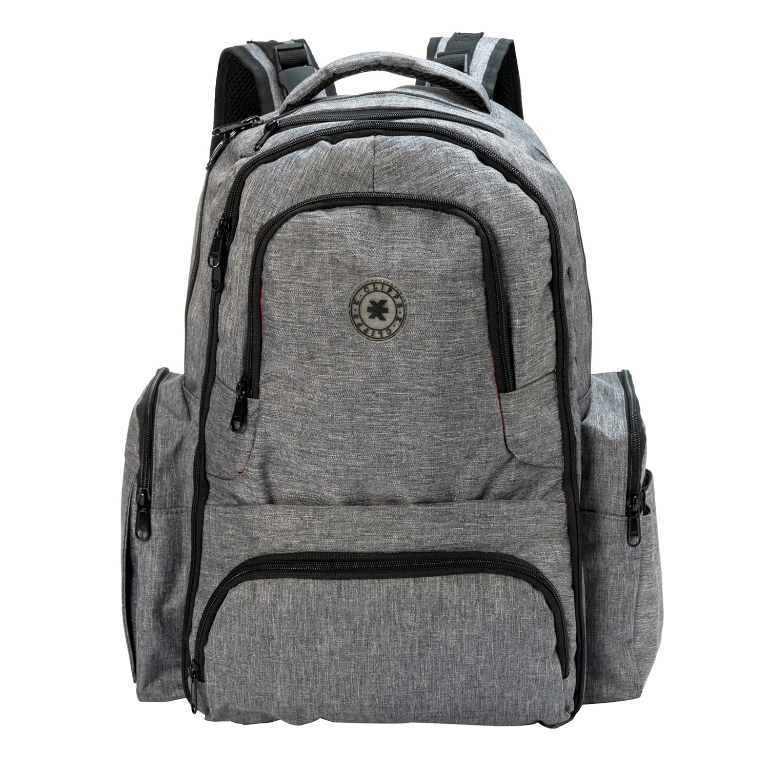 K-Cliffs Stroller Straps Changing Pad Included Backpack Diaper Bag, Gray