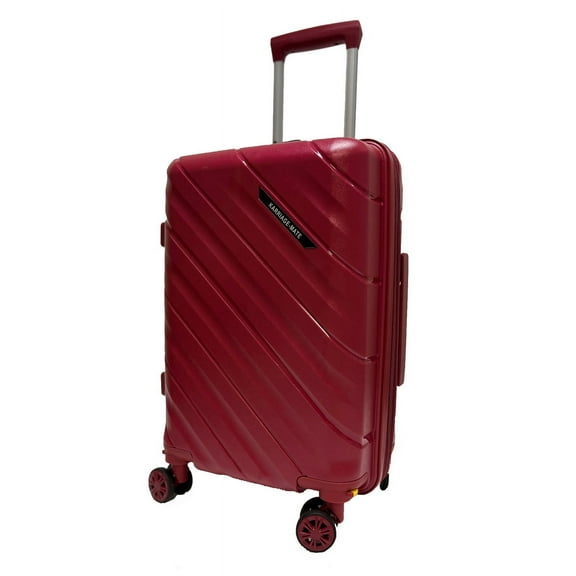 K-Cliffs Travel Ease 22" Expandable Spinner: Lightweight Carry-On with 360° Dual Wheels, Kids-Adult