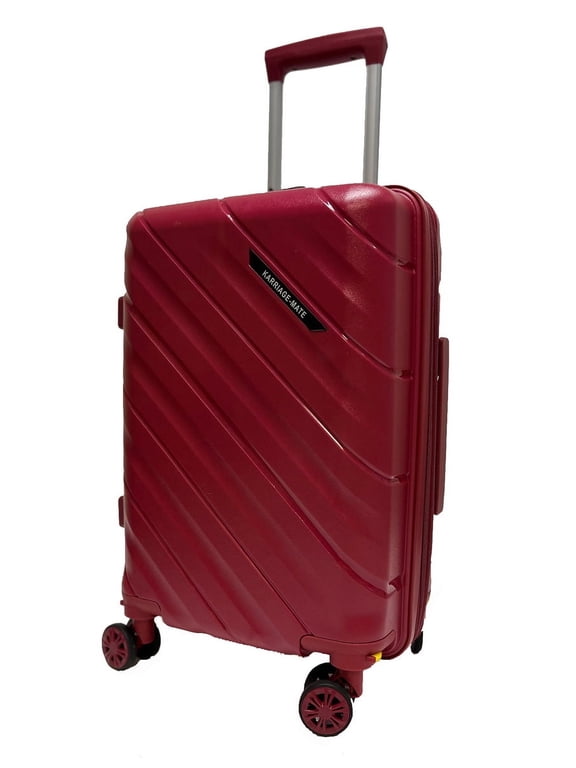 Travel Ease 22" Expandable Spinner: Lightweight Carry-On with 360° Dual Wheels, Kids-Adult