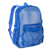 K-Cliffs Unisex 100% Mesh Backpack Student Bookbag Simple Classic School Book Bag Royal Blue